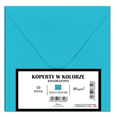 Koperty KW niebieskie 10szt
