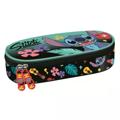 St. Majewski Piórnik saszetka usztywniona z wewnętrzną klapką Stitch Mint Aloha
