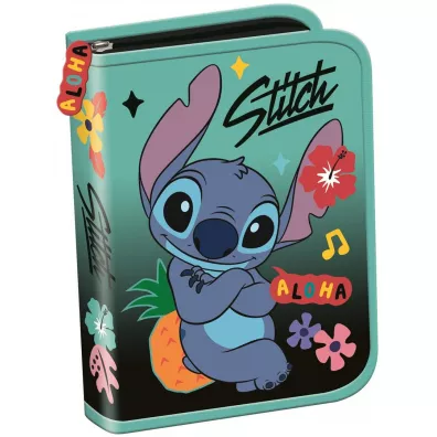St. Majewski Piórnik dwuklapkowy bez wyposażenia Stitch Mint Aloha