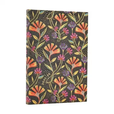 Paperblanks Kalendarz książkowy mini 25/26 18M Wild Flowers