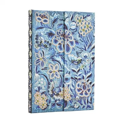 Paperblanks Kalendarz książkowy mini 25/26 18M Blue Willow