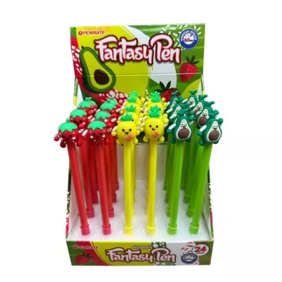 Długopis fantazyjny Fruit niebiesk (24szt) PENMATE