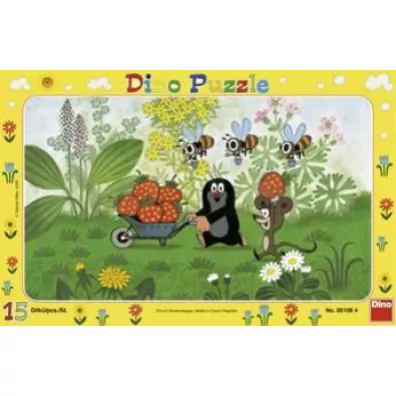Puzzle 15 Krecik na wycieczce DINO Dino Toys