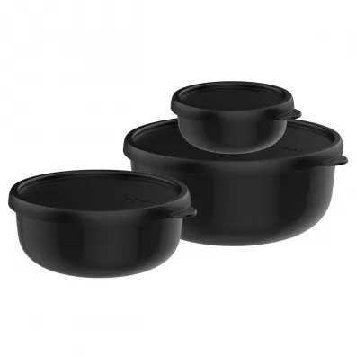 Mepal Zestaw pojemników Lumina 2.0 Nordic Black 106298041100 250 ml + 750 ml + 1.5 l