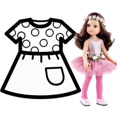 Ubranko dla lalek 32cm Paola Reina