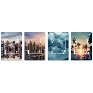 Interdruk Zeszyt A5/60K kratka M 70g UV Travel (10szt)