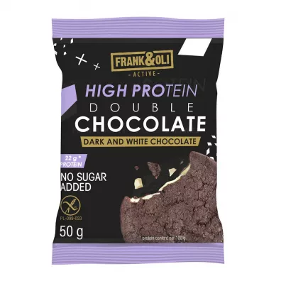 Frank&Oli Ciastko proteinowe podwójnie czekoladowe 50 g