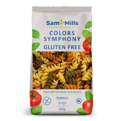 SamMills Makaron 3kolory kukurydziany bezglutenowy 400 g