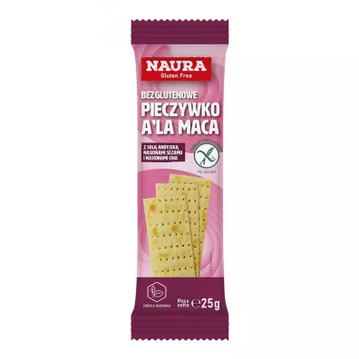 Naura Pieczywko chrupkie z solą andyjską, nasionami sezamu i nasionami chia bez glutenu 25 g