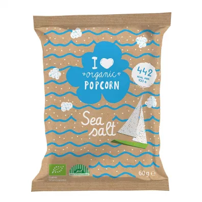 Hopi Popi Popcorn sól morska 60 g TAK