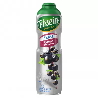 Teisseire Syrop Czarna porzeczka ZERO cukru 600 ml