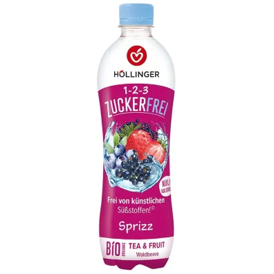 Hollinger Napój gazowany o smaku owoców leśnych bez cukru 500 ml Bio