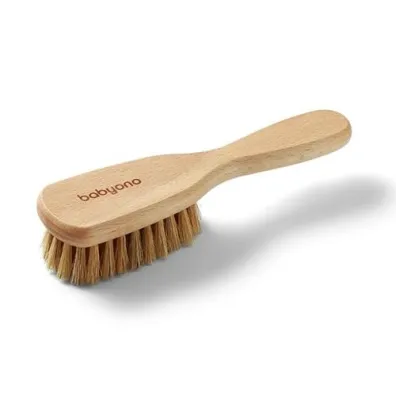 Babyono Szczotka z naturalnego włosia średnio miękka
