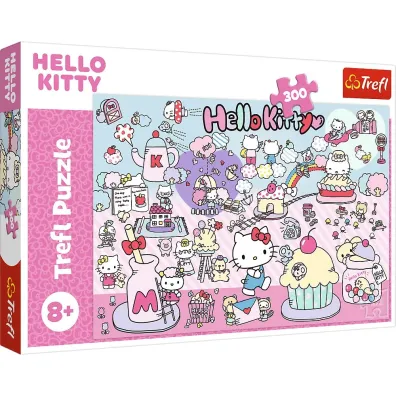 Puzzle 300 Poznaj świat Hello Kitty Trefl