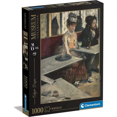 Puzzle 1000 Museum Collection: Degas Dans un cafe Clementoni