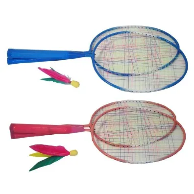 Badminton krótki z lotką z piórkiem MIX Swede