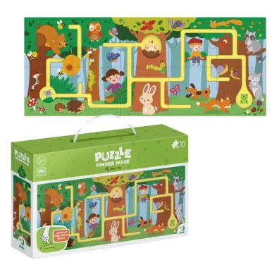Puzzle labirynt Moja leśna wycieczka 300585 Dodo