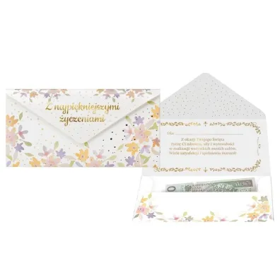 Koperta podarunkowa Z najpiękniejszymi życzeniami
