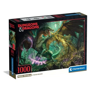 Puzzle 1000 Compact Dungerons and Dragons Clementoni