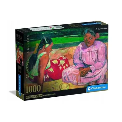 Puzzle 1000 Museum Gauguin Tahitian Women on the Beach Clementoni
