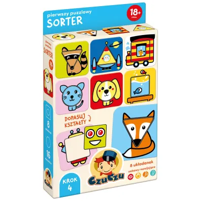 CzuCzu. Pierwszy puzzlowy sorter