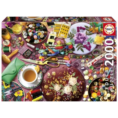 Puzzle 2000 Stół do szycia Educa