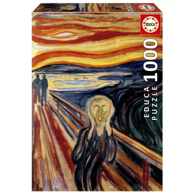 Puzzle 1000 Krzyk, Edvard Munch Educa