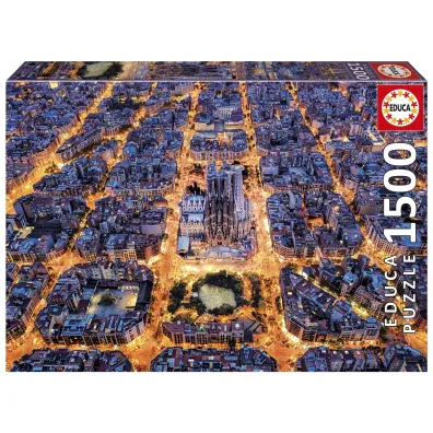 Puzzle 1500 Barcelona Hiszpania Educa