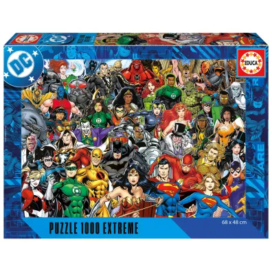 Puzzle 1000 Postacie z uniwersum DC Comics Educa