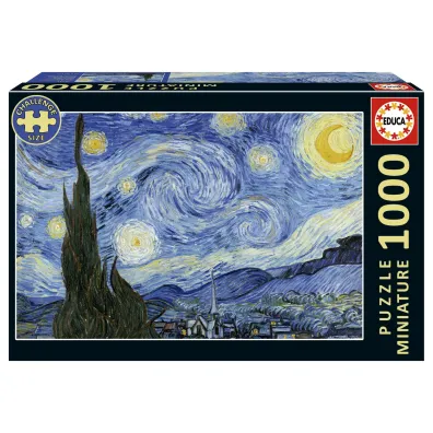 Puzzle 1000 Gwiaździsta noc, Vincent van Gogh Educa