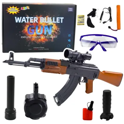Karabin AK na kulki wodne hydrożelowe 96cm Leantoys