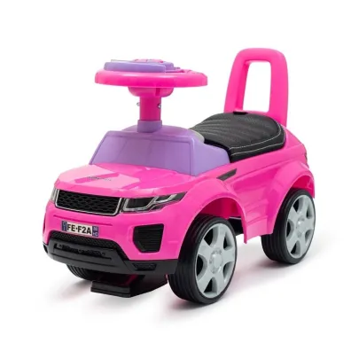 Jeździk SUV ekoskóra Prime różowy Baby Mix