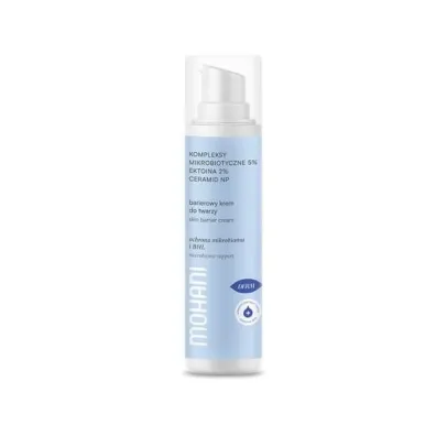 Mohani Krem barierowy z ektoiną 2%, kompleksem mikrobiotycznym 5% i ceramidem NP 50 ml