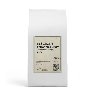 The Planet Ryż czarny pełnoziarnisty (uprawiany w europie) 800 g Bio