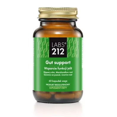 Labs212 Gut Support - Wsparcie jelit Suplement diety 60 kaps.