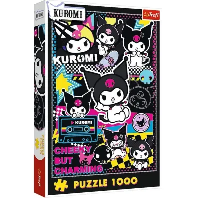 Puzzle 1000 W świecie Kuromi TREFL