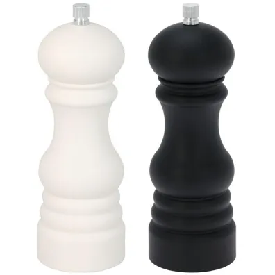 Excellent Houseware Młynek ręczny do pieprzu i soli komplet 2 szt