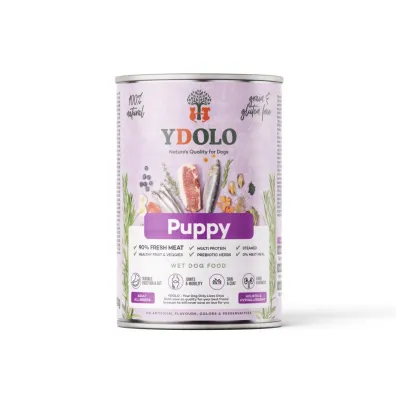 Ydolo Puppy - wieprzowina Iberico i ryby - mokra karma dla szczeniąt 400 g