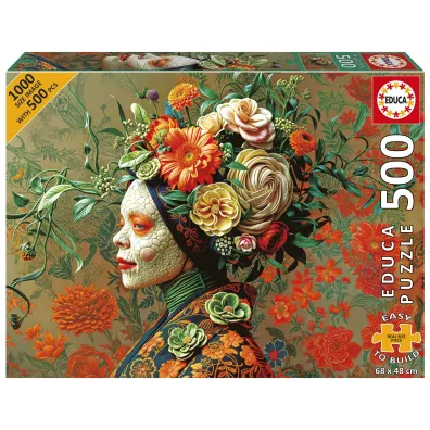 Puzzle 500 Królowa jaszczurek Educa