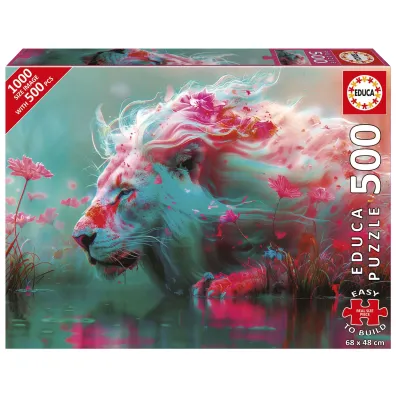 Puzzle 500 Król zwierząt Educa