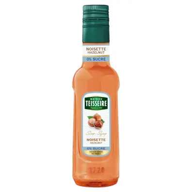 Teisseire Syrop barmański Orzech laskowy zero cukru 250 ml