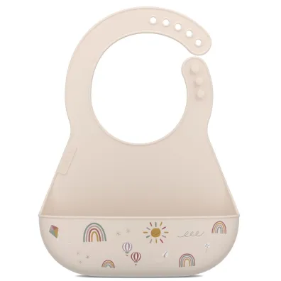 Mepal Śliniak silikonowy z kieszonką Mio Sunshine & Rainbow 108034565245