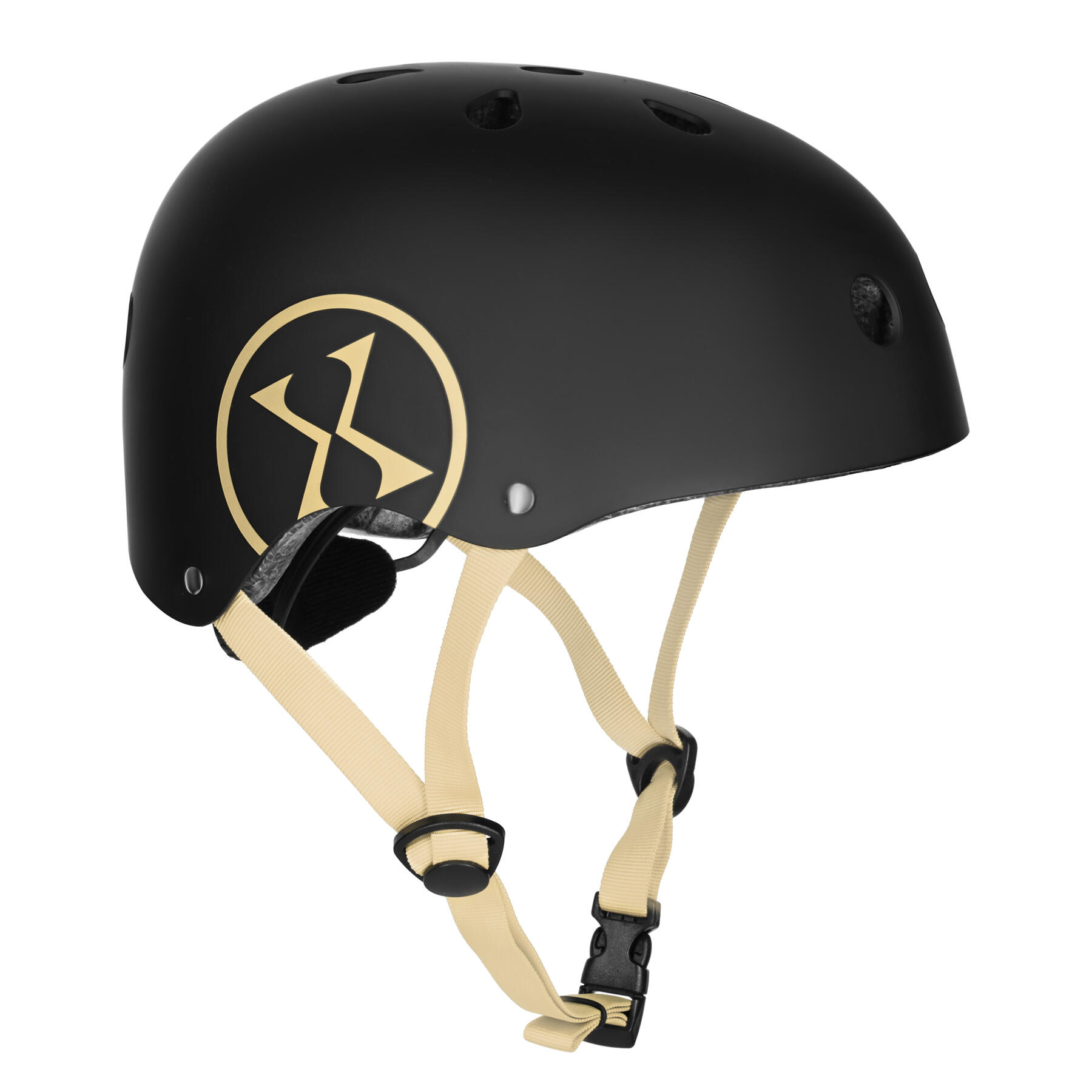 Kask NILS EXTREME MTW001-1 Czarno-beżowy ( S)
