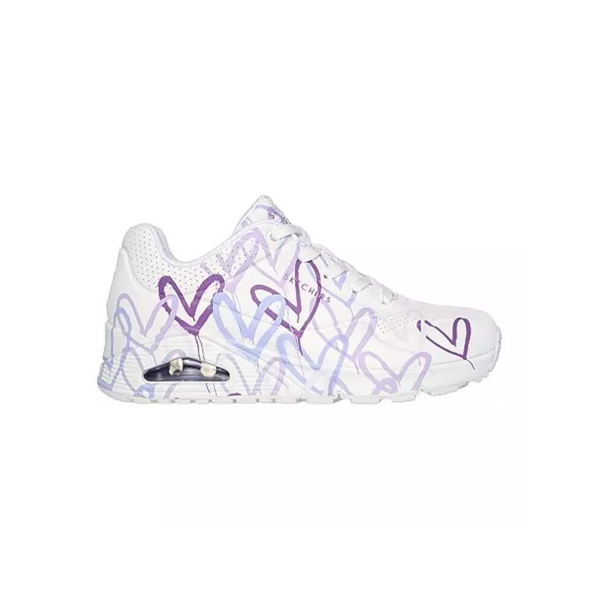 Tenisówki Skechers Model Uno-spread The Love Kolor Biały