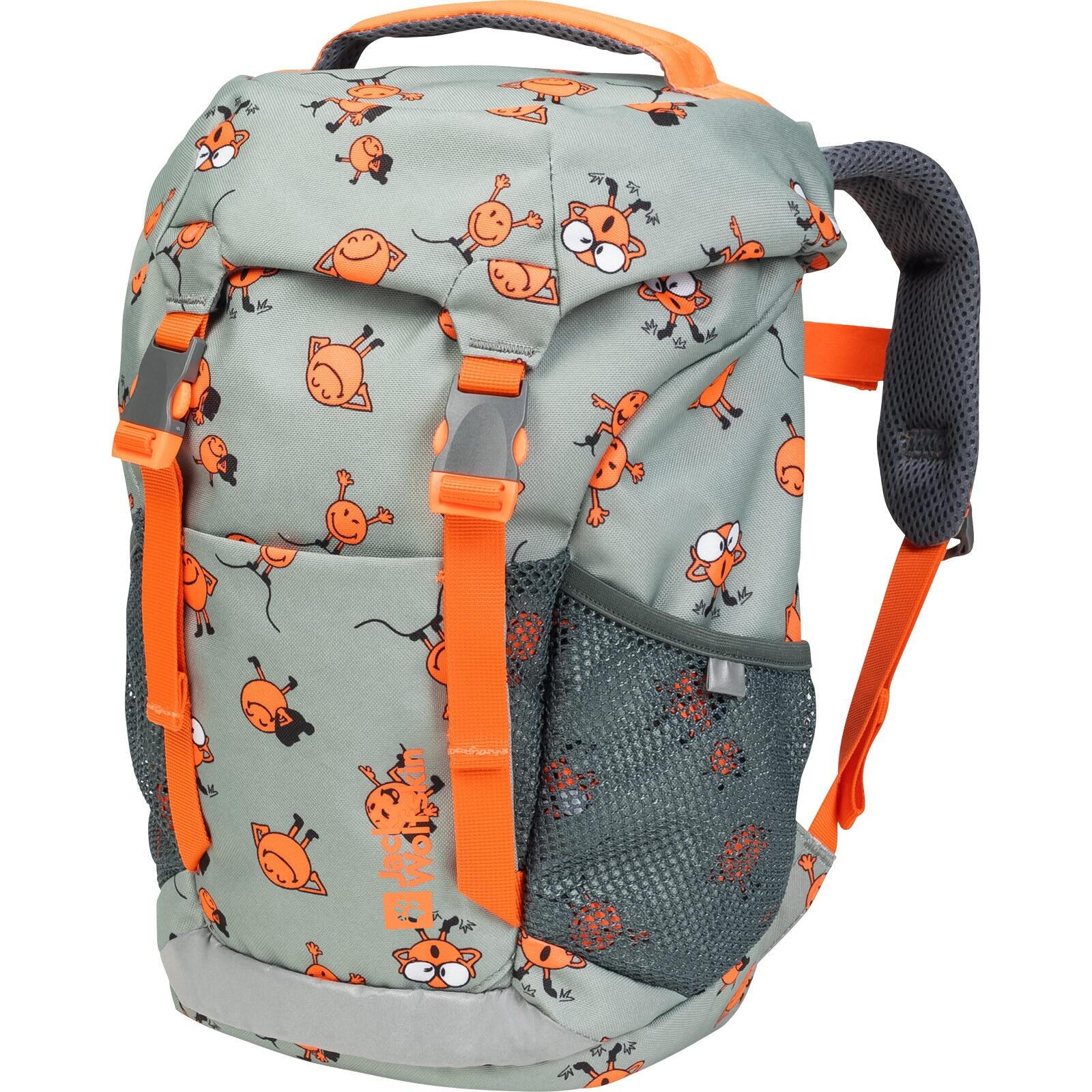 Dziecięcy plecak trekkingowy Jack Wolfskin SMILEYWORLD WALDSPIELER 16 ICON mint leaf - ONE SIZE