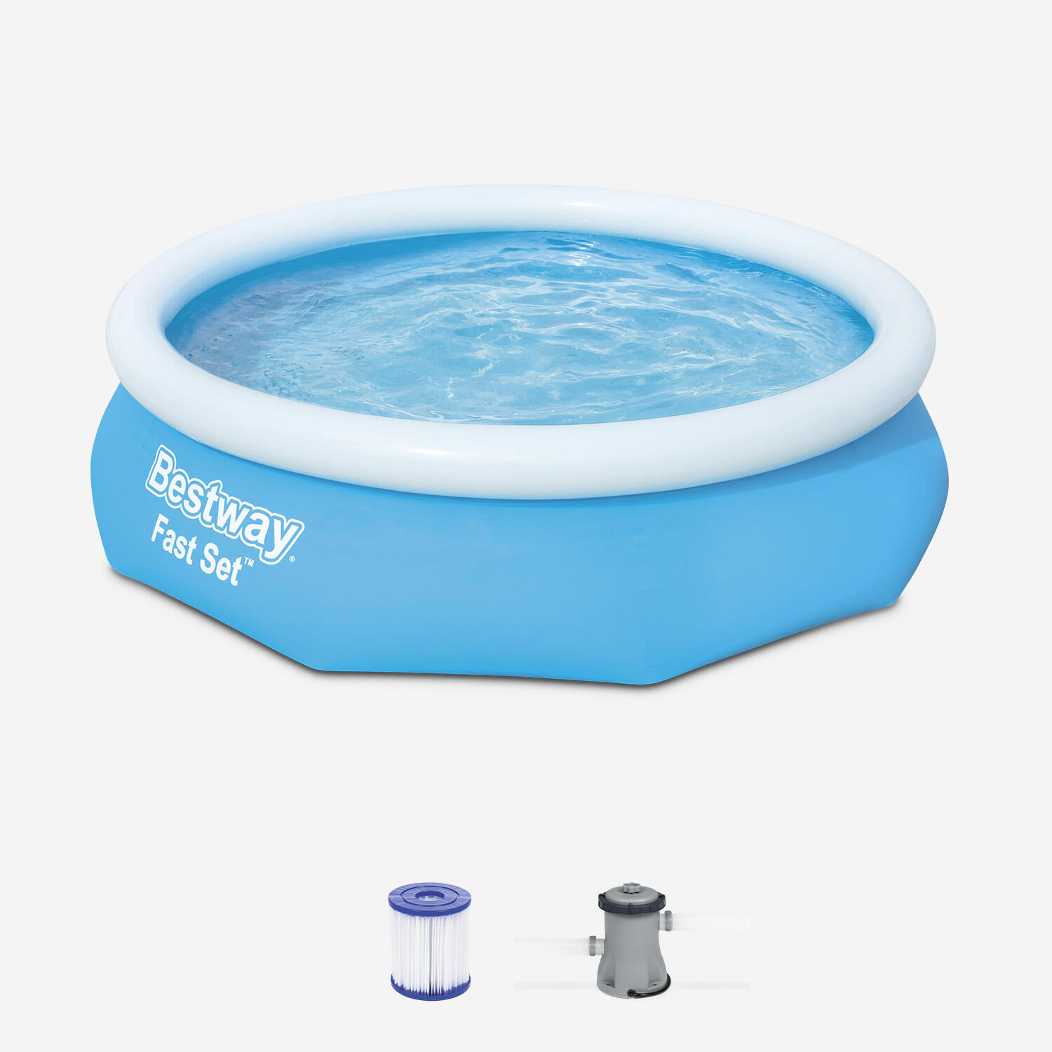 Bestway Basen dmuchany 305x76 cm + pompa