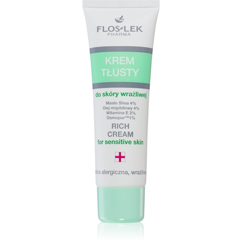 Flos-Lek PHARMA Pharma, SERIA HYPOALERGICZNA, Krem tłusty do skóry wrażliwej, 50ml