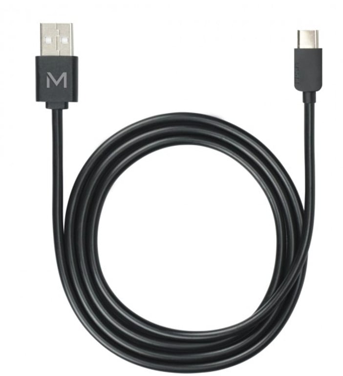 Mobilis 001278 kabel USB 1 m USB A USB C/Lightning Czarny 001278
