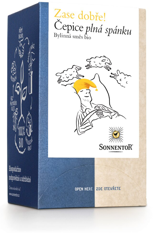 Sonnentor - Sleepy Cap, torebki herbaty, ekologiczne, 18 szt.