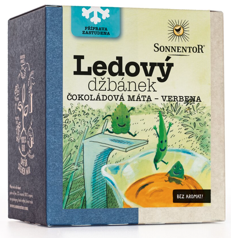 Sonnentor - Ice Mug® Czekolada Mięta - Werbena, torebki herbaty, BIO, 16 szt.